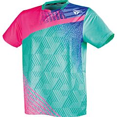 Tibhar TT-Shirt Paint Turquoise/Pink