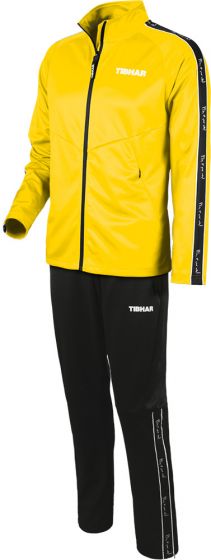 black and yellow tracksuits