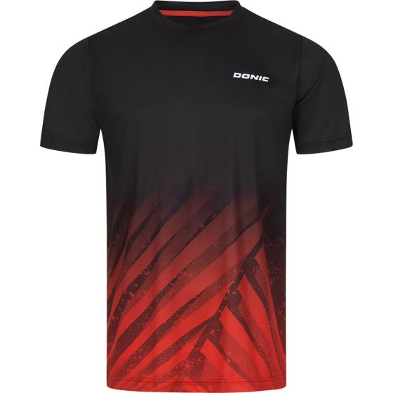 Donic T-Shirt Argon Black/Red | Dandoy Sports