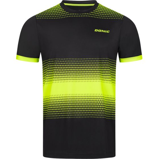 Donic T-Shirt Bound Black/Yellow | Dandoy Sports