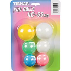 Tibhar Fun Balls 40-55mm 6Pack