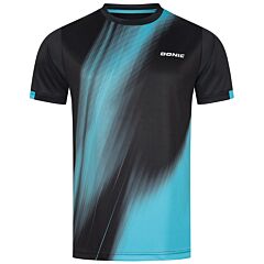 Donic T-Shirt Cream Black/Blue