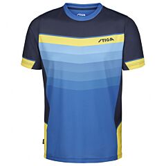 Stiga T-Shirt River Blue/Navy/Yellow