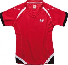 Butterfly Shirt Kido Red Lady