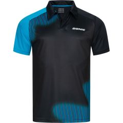 Donic Shirt Caliber Black/Cyan