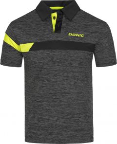 Donic Shirt Stripes Anthracite Melange