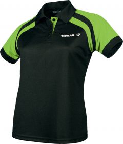 Tibhar Shirt World Lady Black/Lime Green