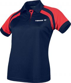 Tibhar Shirt World Lady Navy/Red