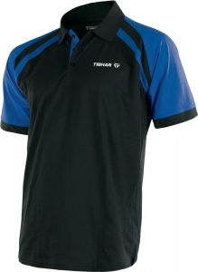 Tibhar Shirt World Poly Black/Blue