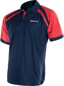 Tibhar Shirt World Poly Navy/Red