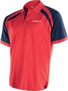 Tibhar Shirt World Poly Red/Navy