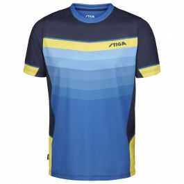 Stiga T-Shirt River Blue/Navy/Yellow | Dandoy Sports