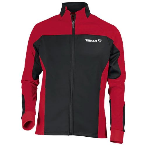 Red and black sports jacket shop