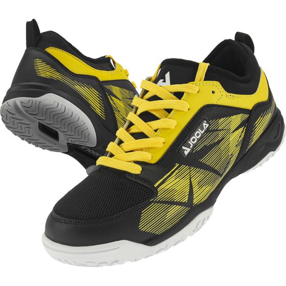 Black n yellow shoes sales