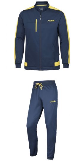 Stiga Tracksuit Dreamer Navy Yellow Dandoy Sports