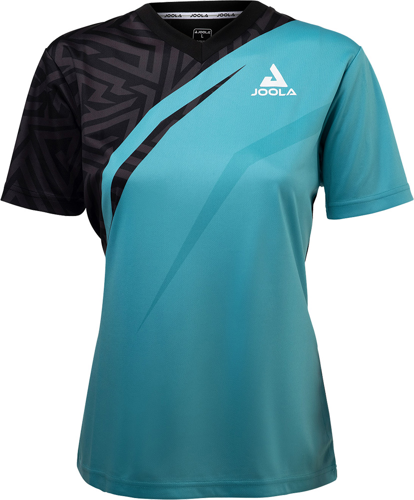 Joola Shirt Synergy Lady Turquoise/Black | Dandoy Sports
