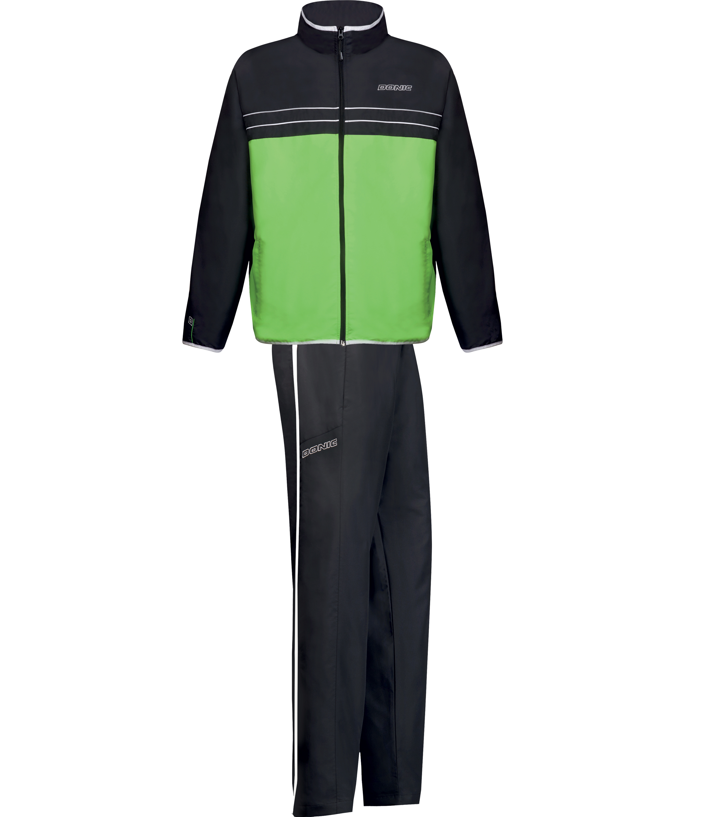 Donic Tracksuit Laser Black/Lime Green | Dandoy Sports